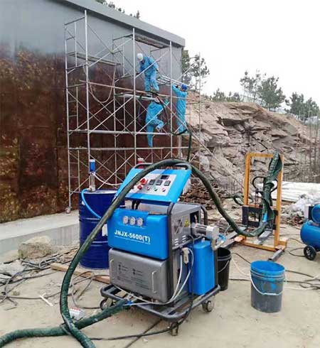 手持小型聚脲噴涂機(圖1) H5600T手持小型聚脲噴涂機