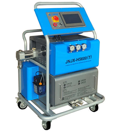 泡沫噴涂機(jī)(圖1) H5600T-PLC編程聚氨酯泡沫噴涂機(jī)